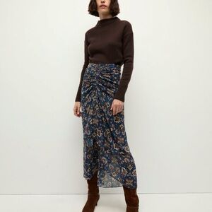 Veronica Beard Sira Ruched Silk Skirt, NWOT sold out online